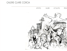 Tablet Screenshot of galeriecorcia.com